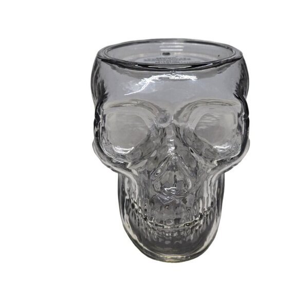 Bath and Body Works 3 Wick Candle Holder Clear Skull with Led Lighting works - Picture 5 of 12